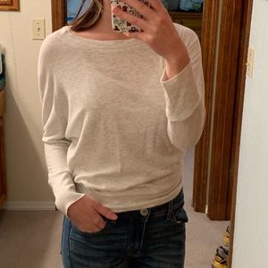 🌸 St. Tropez West Heathered White Top